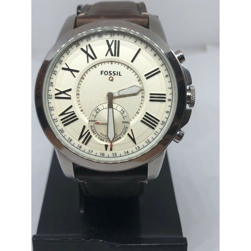 Fossil Q FTW1118 Men's Brown Leather Analog Dial G